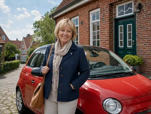 Verkäufer aus Nentershausen mit dem verkauften Fahrzeug